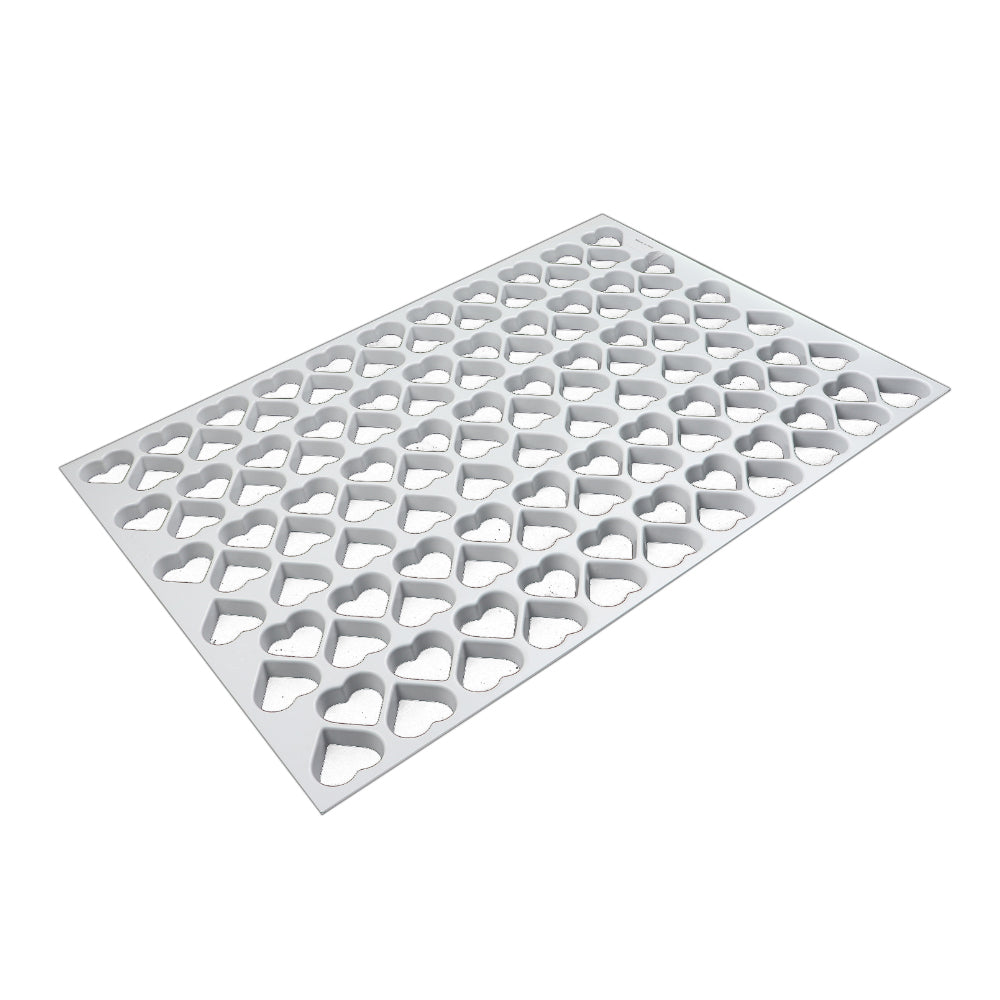 Production Cookie Cutting Sheet, Heart 1-3/8"