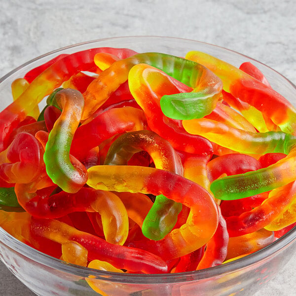 Kervan Gummy Worms 5 lb. - 4/Case