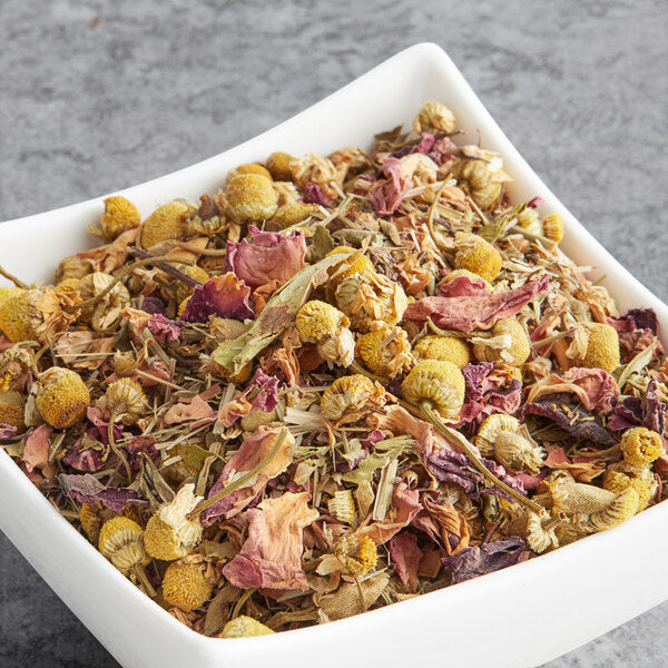 Davidson's Organic Tulsi Rose Petals Herbal Loose Leaf Tea 1 lb.