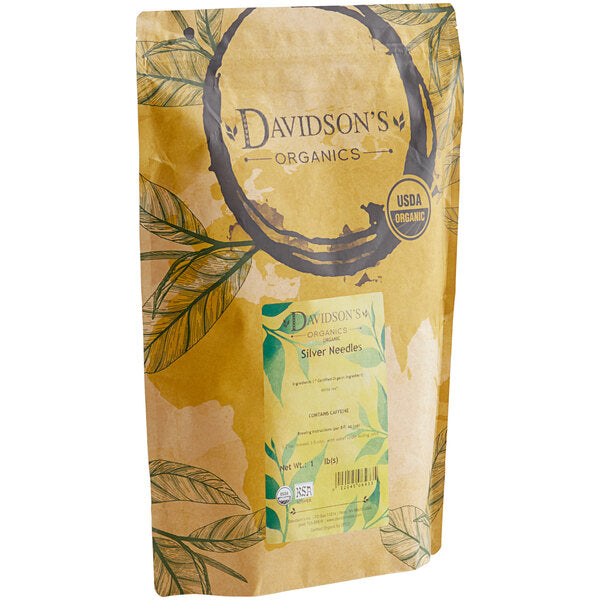 Davidson's Organic Silver Needles Loose Leaf Tea 1 lb.