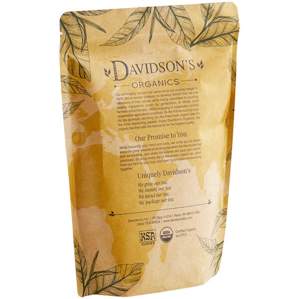 Davidson's Organic Jasmine Rose Loose Leaf Tea 1 lb.