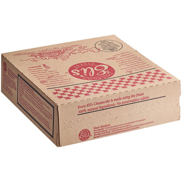 Eli's Cheesecake 14-Slice Pre-Cut Ghirardelli Chocolate Fudge Cheesecake 66 oz. - 2/Case