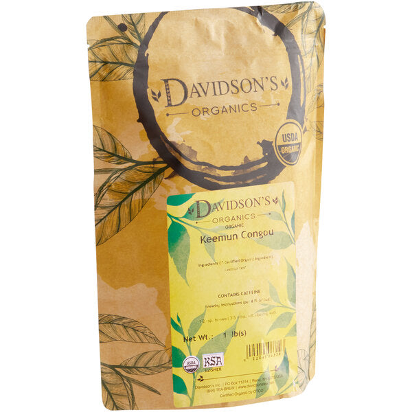 Davidson's Organic Keemun Congou Loose Leaf Tea 1 lb.