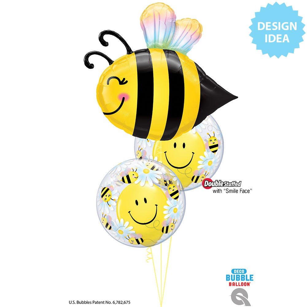 Bubble Balloon Sweet Bees & Daisies
