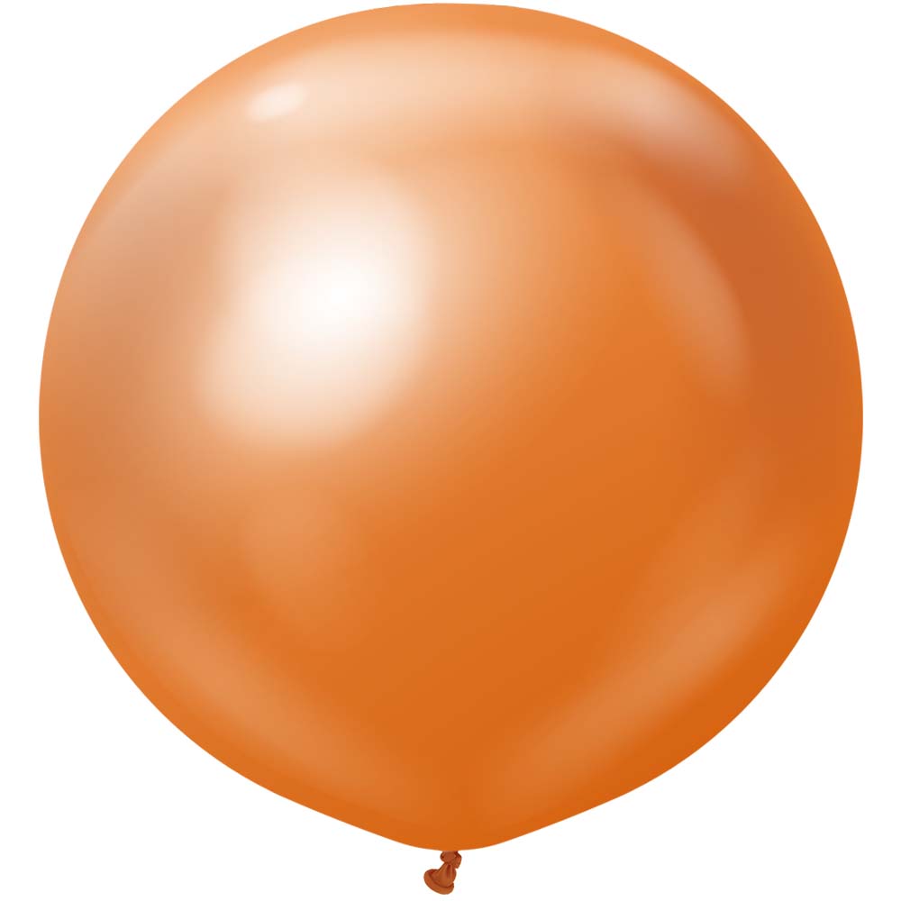24 Inch Mirror Copper Latex Balloons