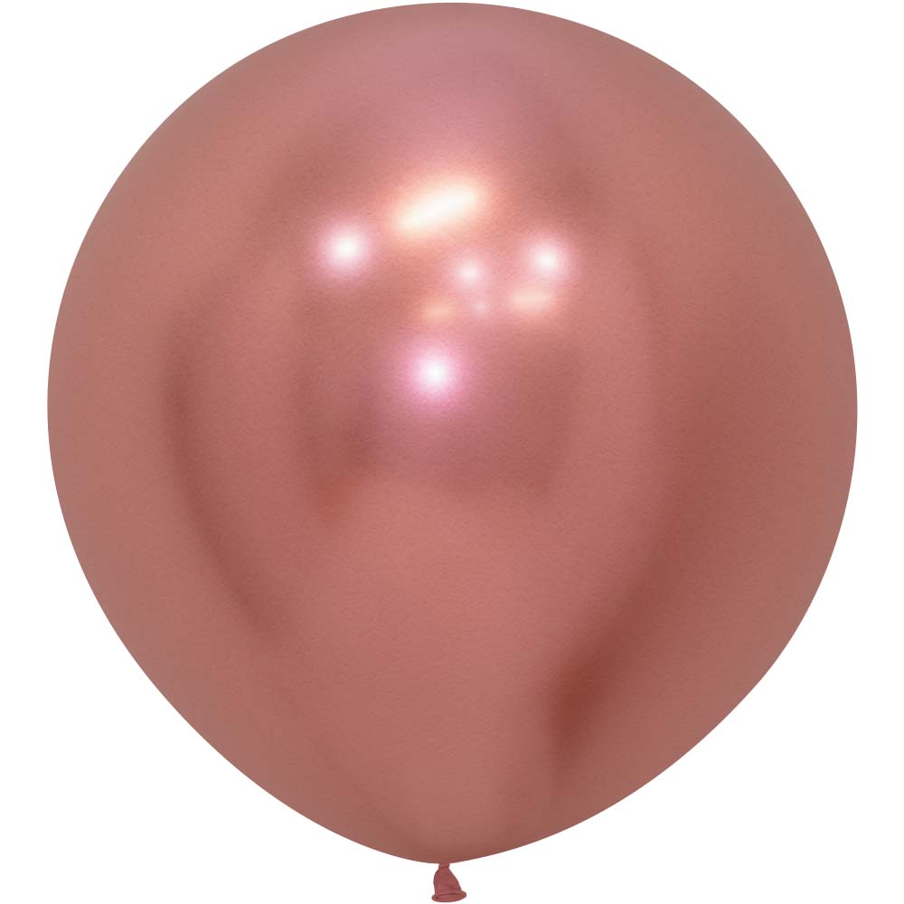 Latex Balloons 24 Inch Sempertex Reflex Rose Gold