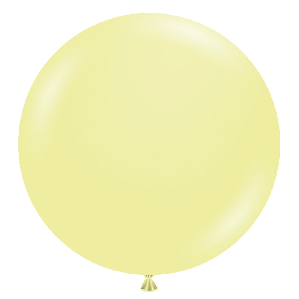 Latex Balloons 24 Inch TUFTEX Lemonade Yellow