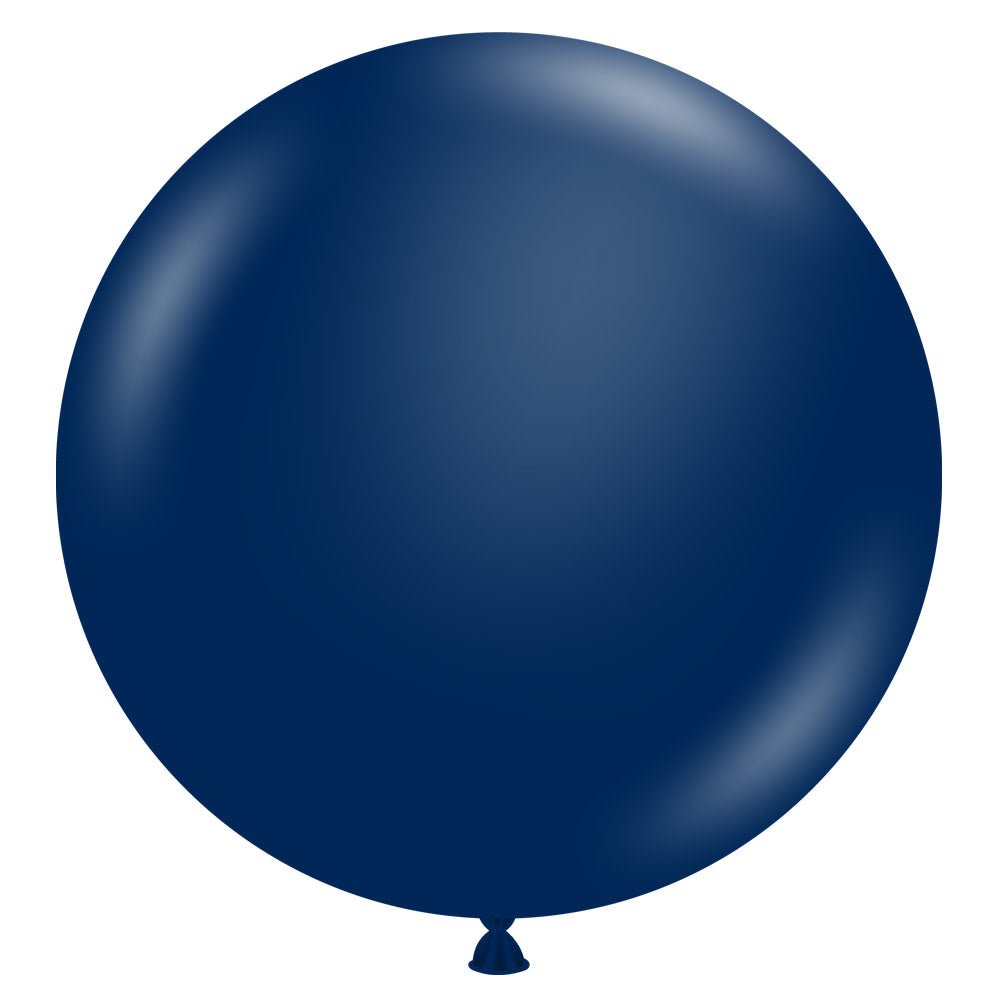 Latex Balloons Metallic Midnight Blue 24 Inch