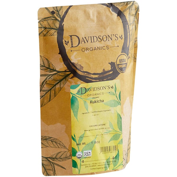 Davidson's Organic Kukicha Loose Leaf Tea 1 lb.