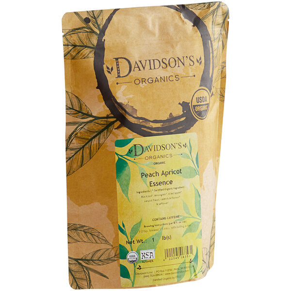 Davidson's Organic Peach Apricot Essence Loose Leaf Tea 1 lb.