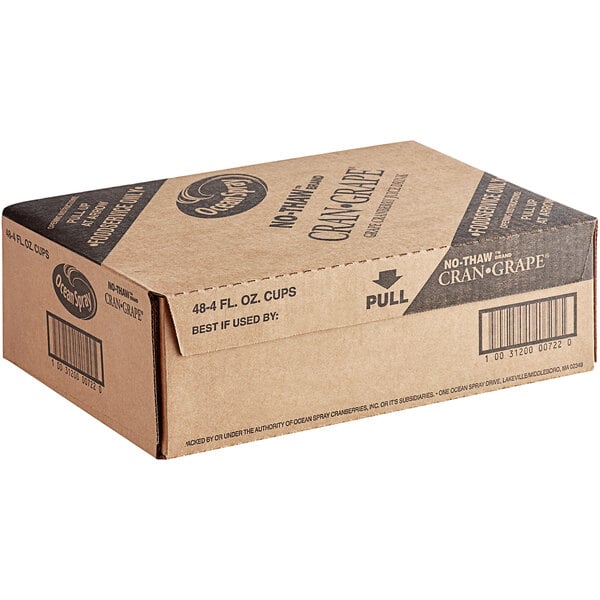 Ocean Spray Cran-Grape Juice Cups 4 fl. oz. - 48/Case