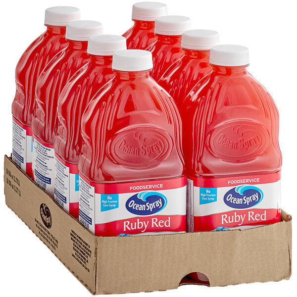 Ocean Spray 60 fl. oz. Ruby Red Grapefruit Juice - 8/Case