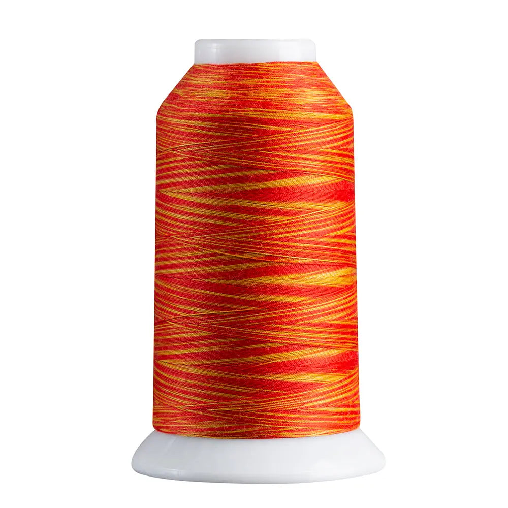 Variegated Polyester Thread Red/Gold 40 wt