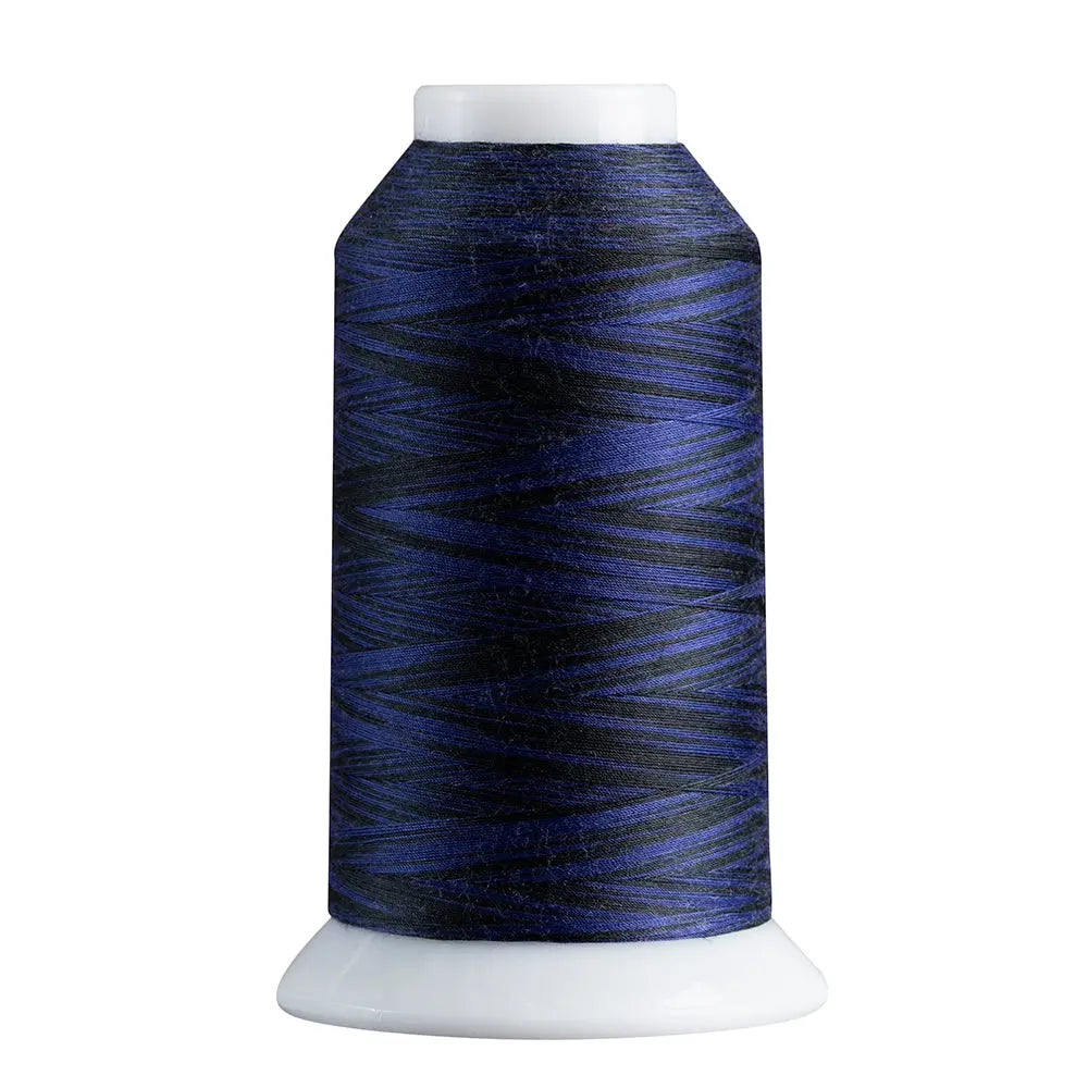 Polyester Thread Purple/Black Variegated 40 wt