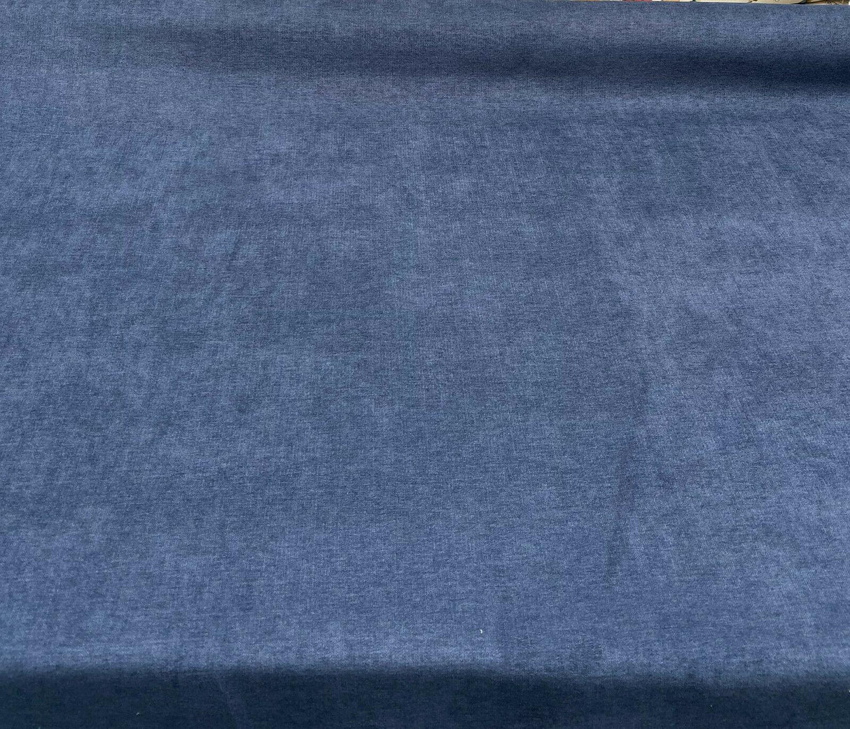 Sensation Chenille Polyester Fabric - Indigo Blue, 54" Width (1 Yard)