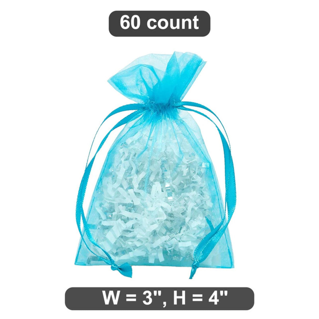 3” x 4” Organza Bags Lightweight and Elegant Wrapping