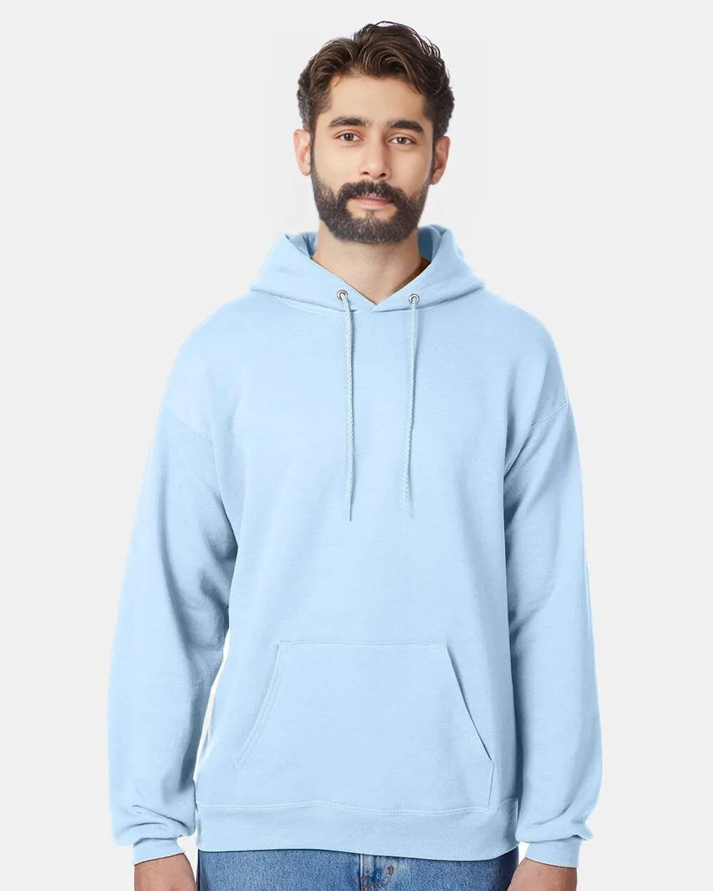Hanes® Ecosmart Hooded Long Sleeve Sweatshirt