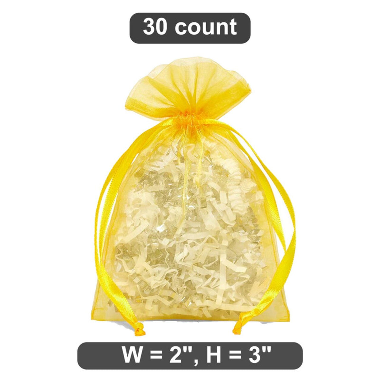 Mini Organza Bags 2” x 3” for Party Favors