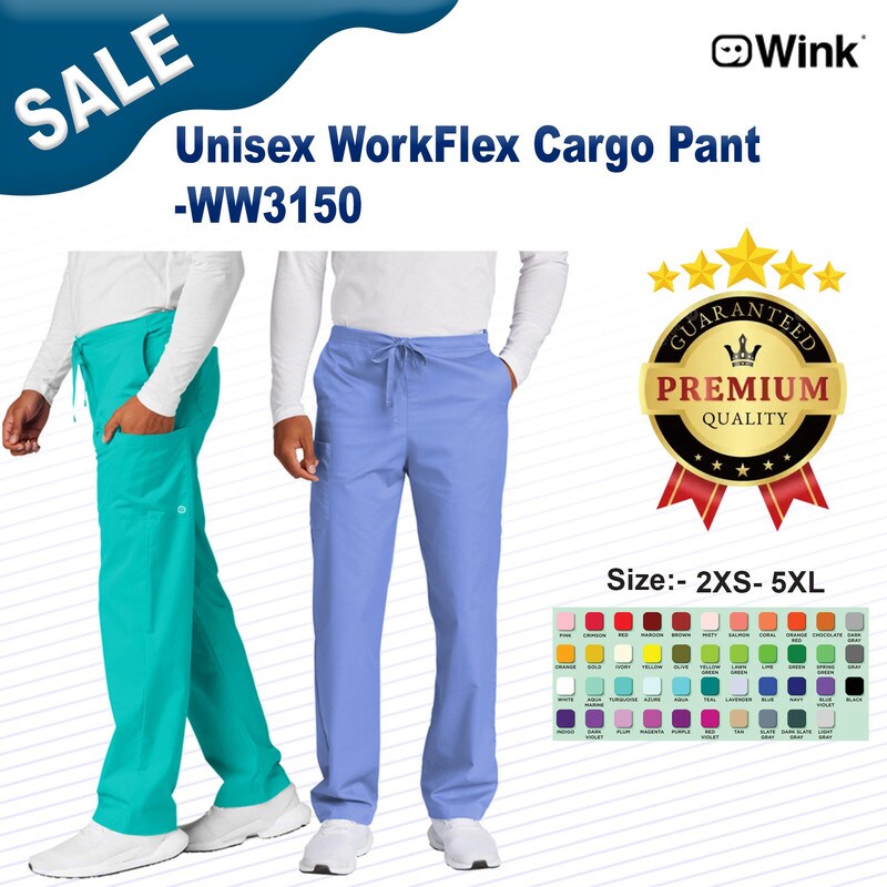 Wink® WorkFlex Cargo Scrub Pant Stylish