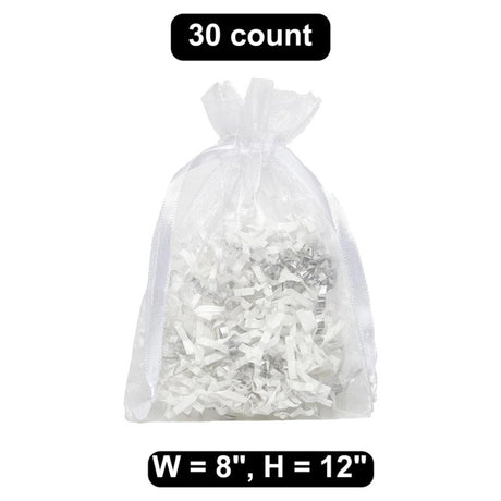 8" x 12" Organza Bag Spacious for Larger Gifts
