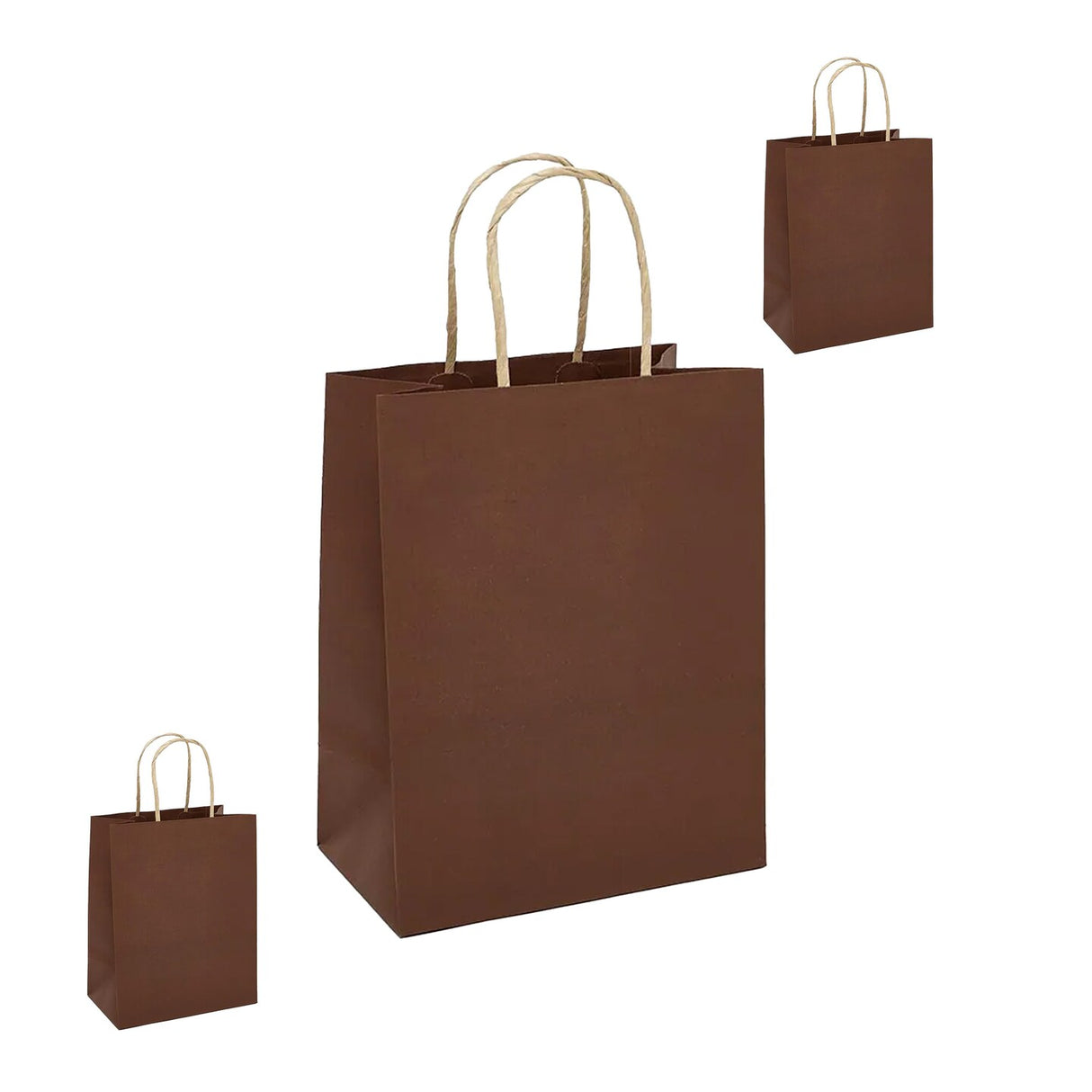 Large Kraft Shopping Bag 16" x 6" x 12"