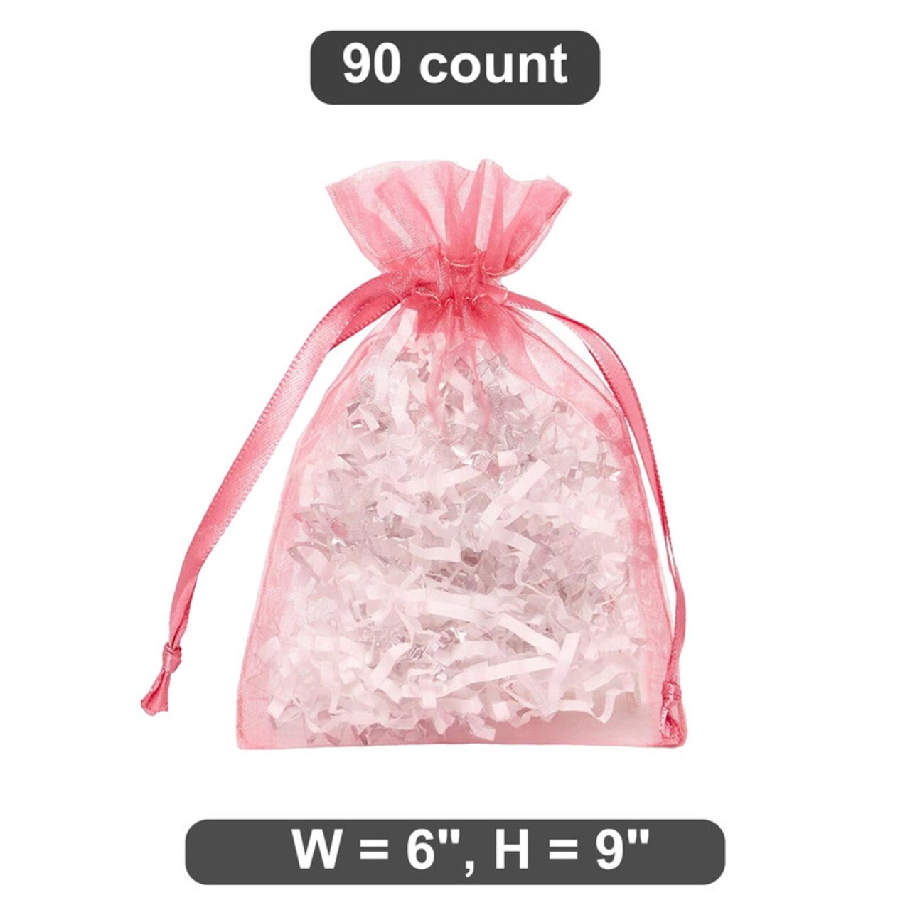 6" x 9" Organza Bag Ideal for Seasonal Decorations