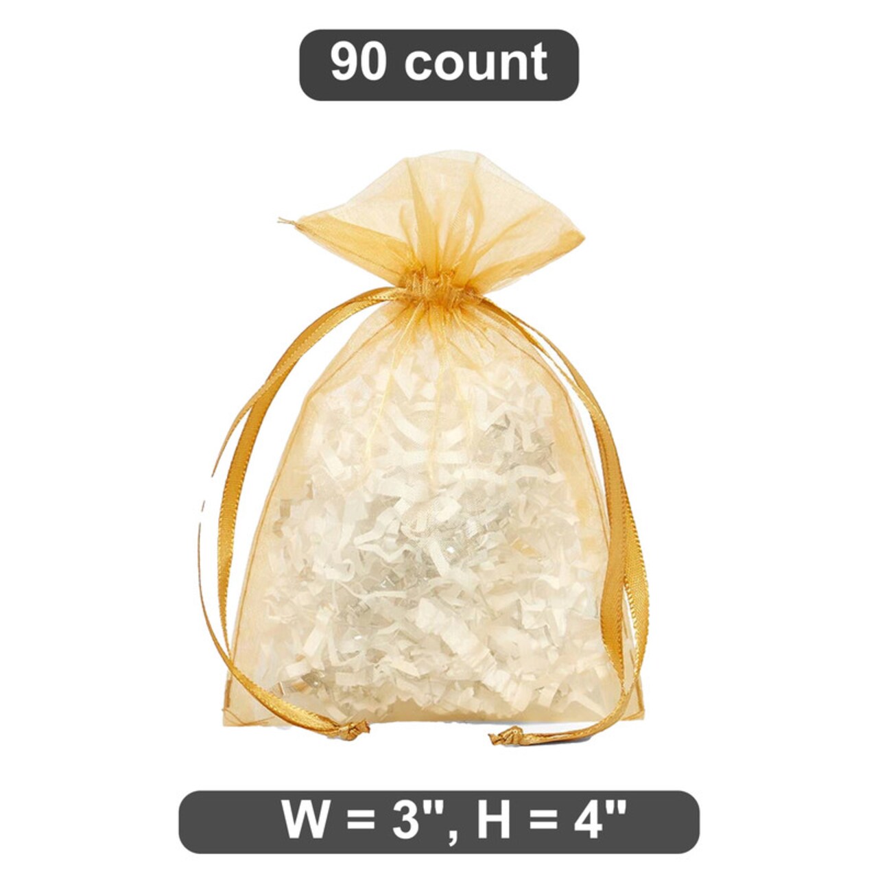 3” x 4” Organza Bags Delicate and Versatile Packaging