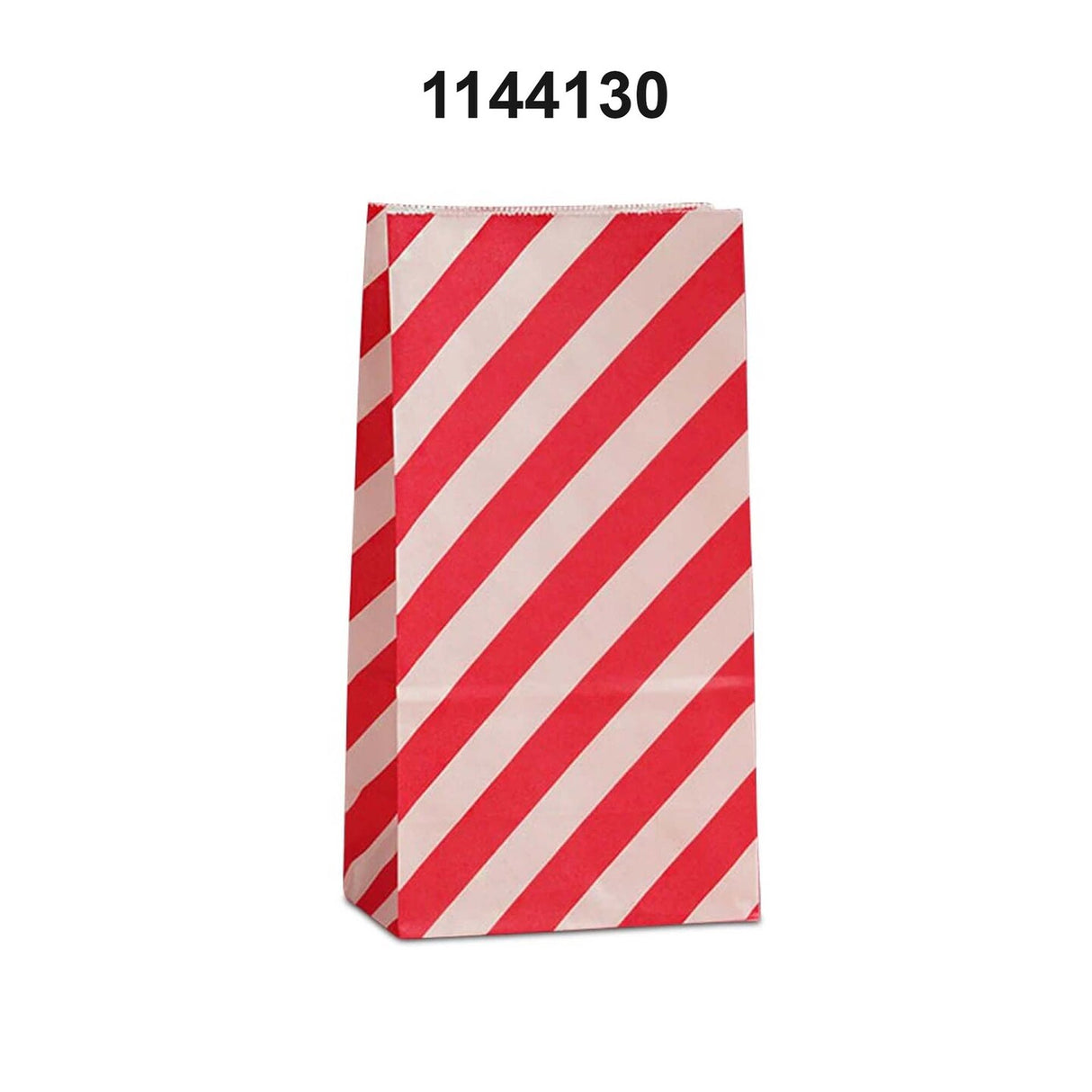 Diagonal Stripe Patterned SOS Bags 3 5/8'' x 2 1/4'' x 7''