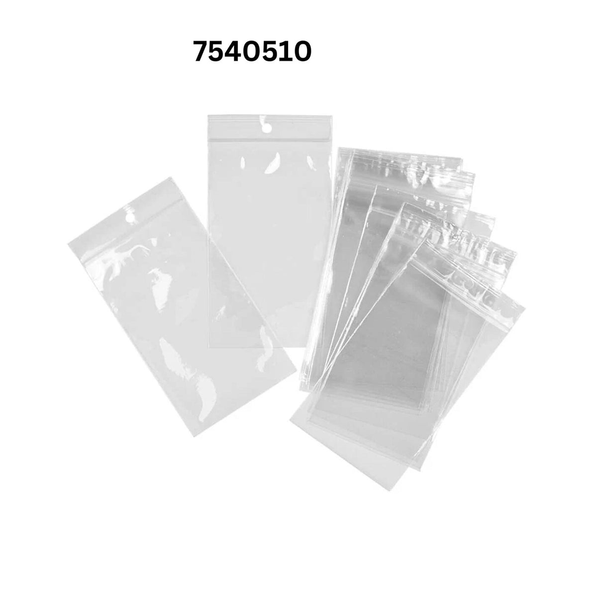 Handy Reclosable Cello Bag with Hang Hole 5" x 10"