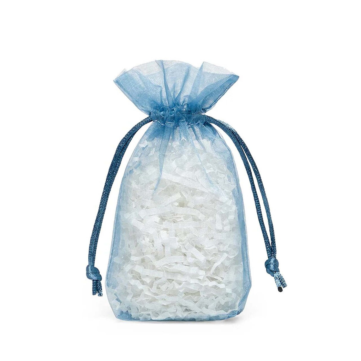 Flat Bottom Organza Bags 3 1/2''x1''x5 1/2'' for Elegant Favors