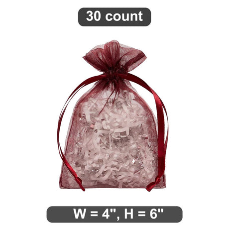 4" x 6" Organza Bag Elegant Gift Wrapping Option