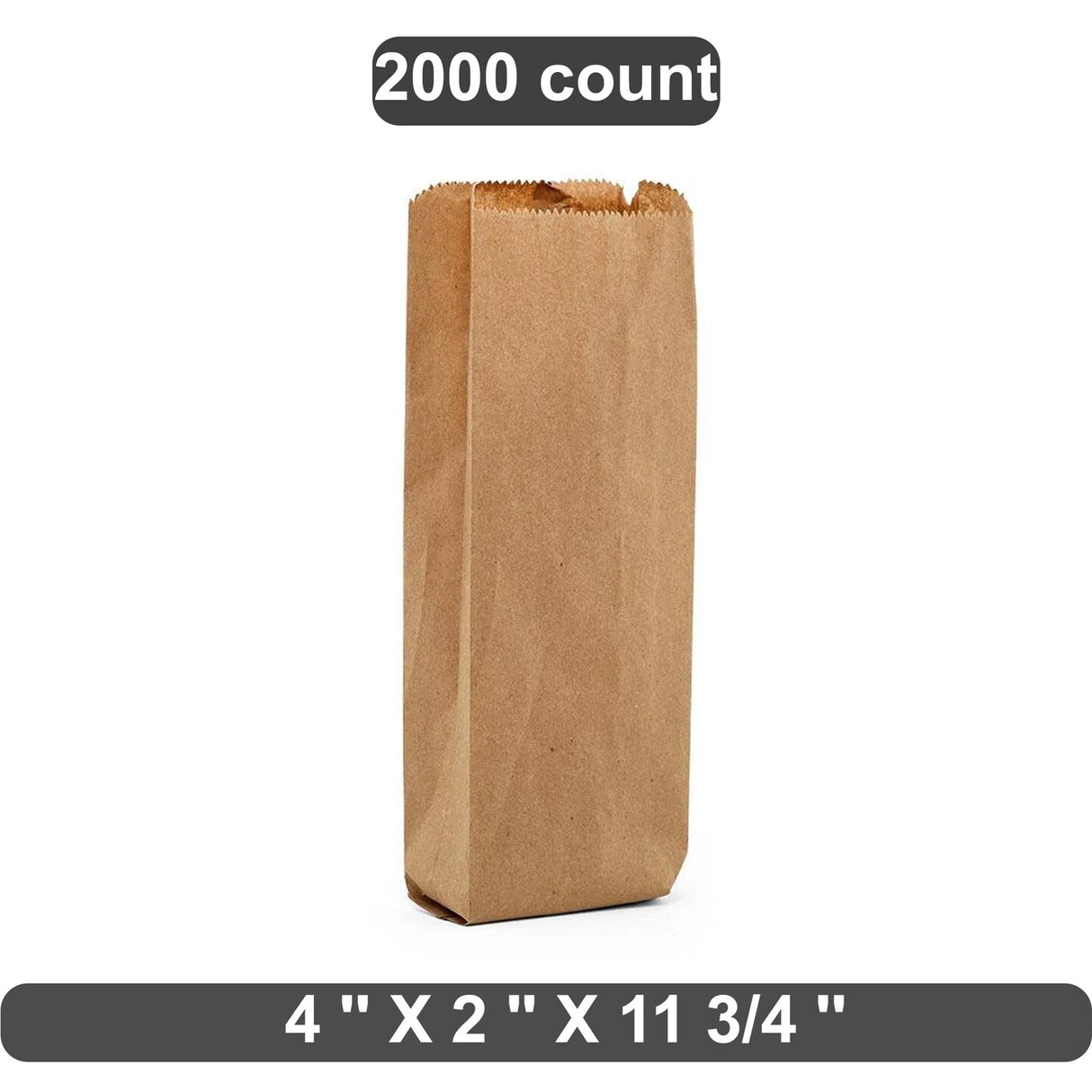 Compact Liquor Bag 4" x 2" x 11 3/4"