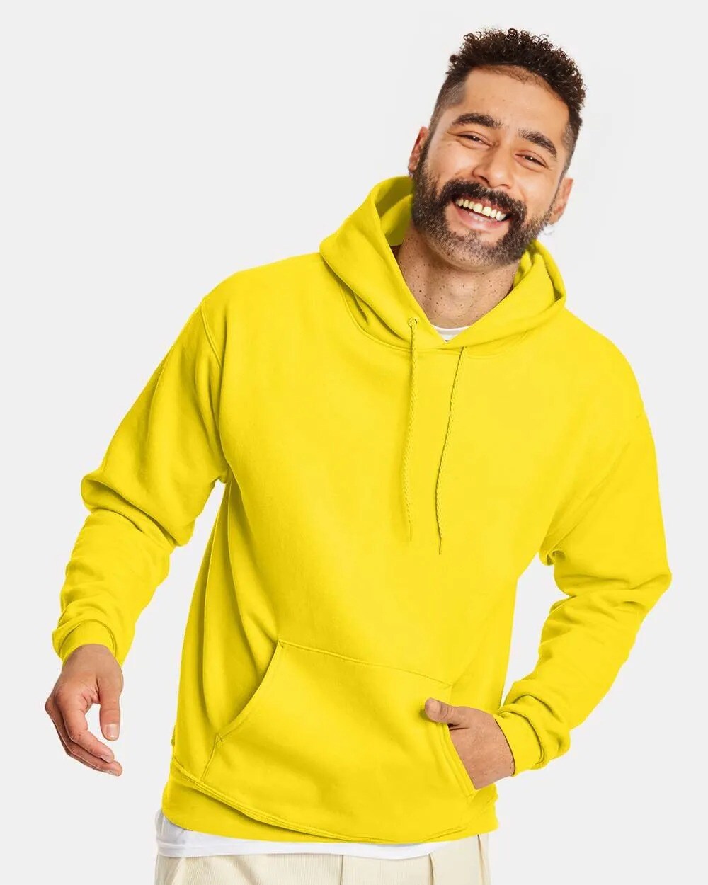 Hanes® Ecosmart Hooded Long Sleeve Sweatshirt