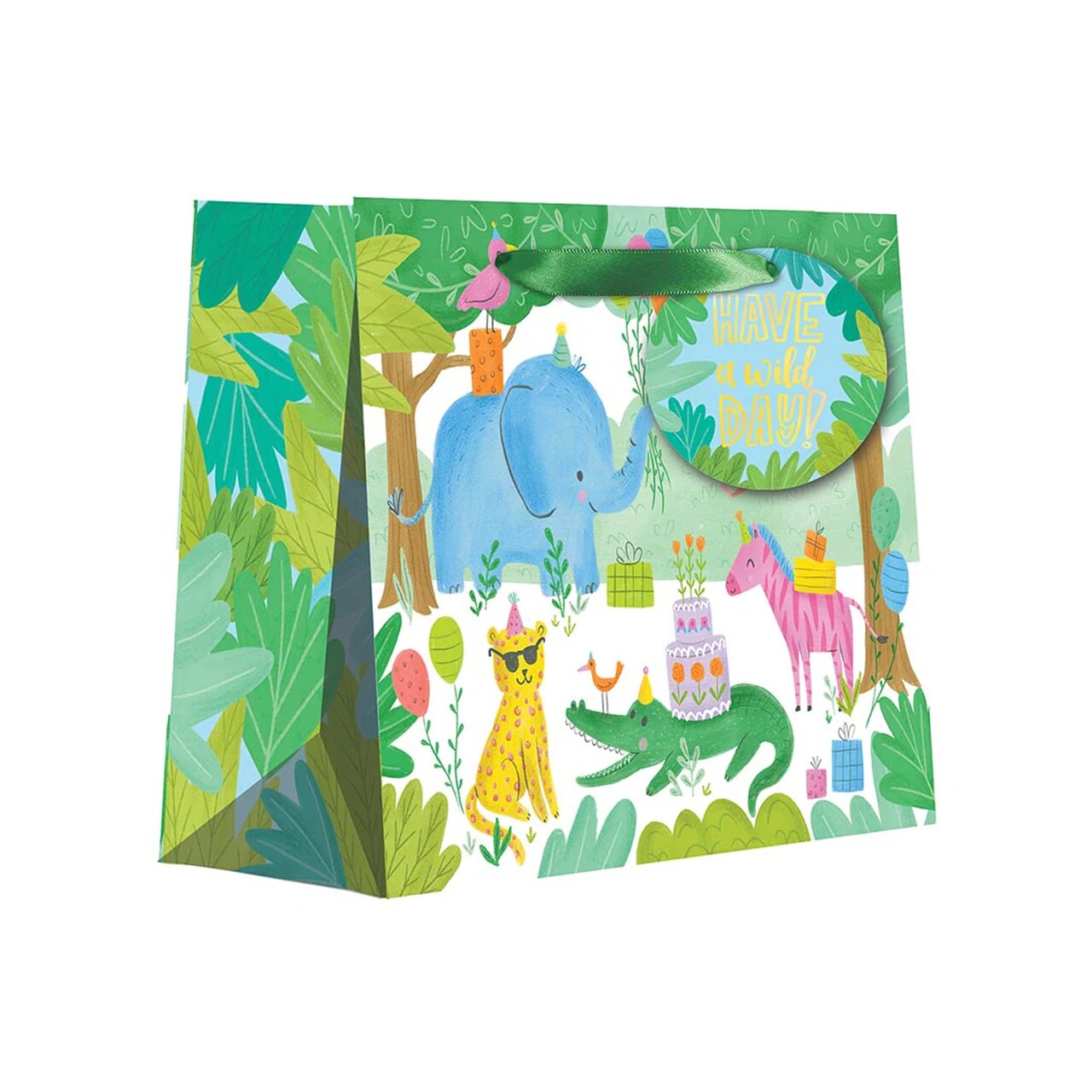 Patterned Gift Bags 8" X 4" X 10" Premium Paper Packaging