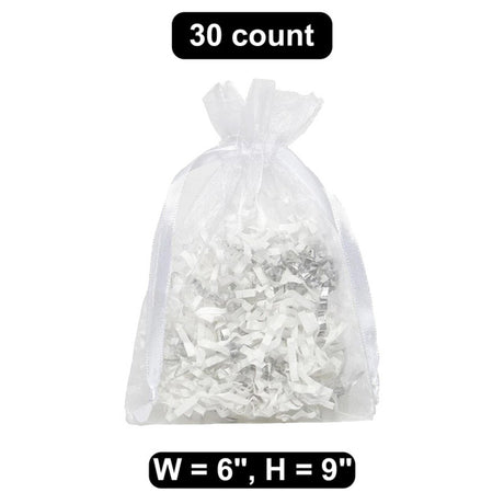 6" x 9" Organza Bag Elegant Storage Solution