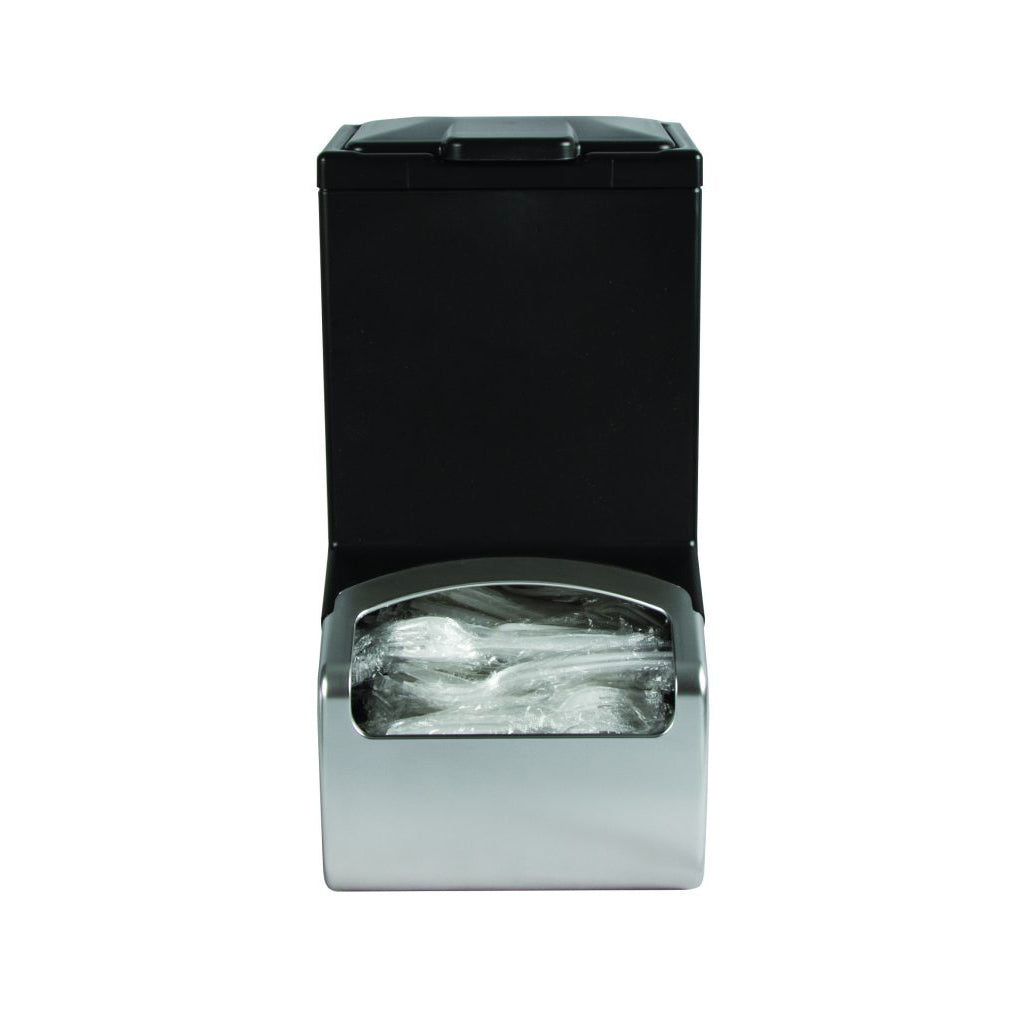 San Jamar MODBFD 2 Section Modular Dispenser, Condiment Caddy Countertop Organizer 8-15/16"W x 12-1/16"D x 16-9/16"H