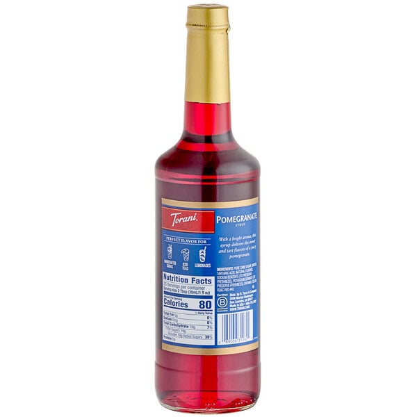 Torani Pomegranate Flavoring / Fruit Syrup 750 mL Glass Bottle