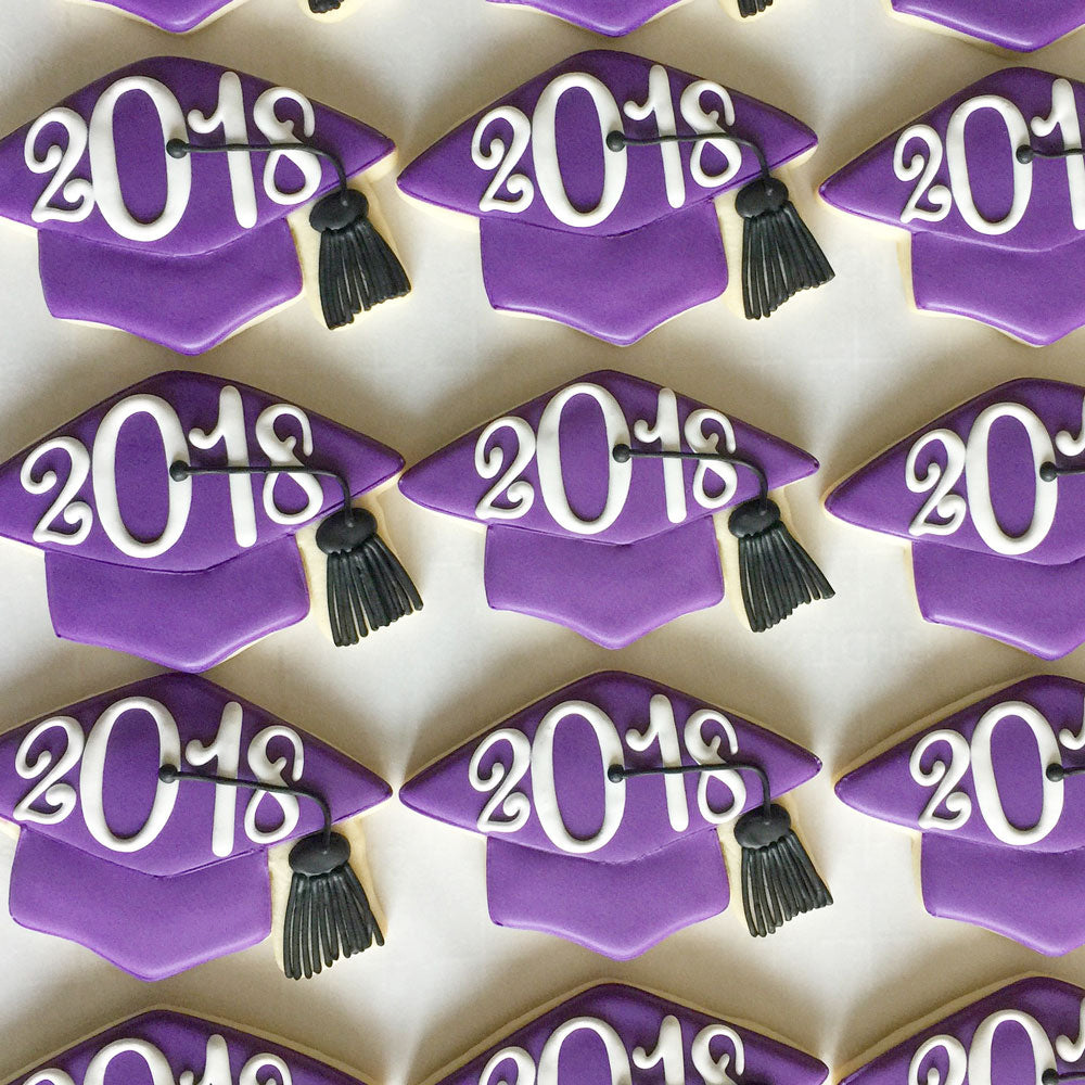 Ann Clark Graduation Cap Cookie Cutter, 2-5/8" x 4-3/8"