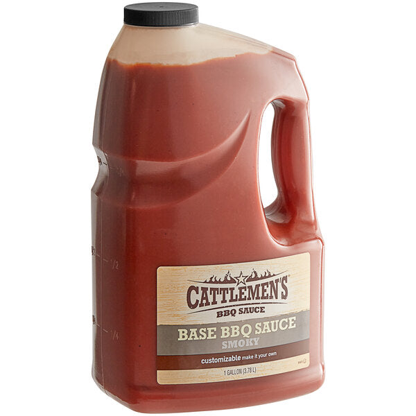 Cattlemen's Smoky Base BBQ Sauce 1 Gallon - 4/Case