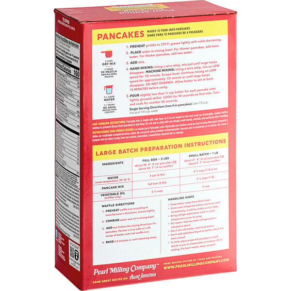 Pearl Milling Company 5 lb. Buttermilk Complete Pancake / Waffle Mix - 6/Case