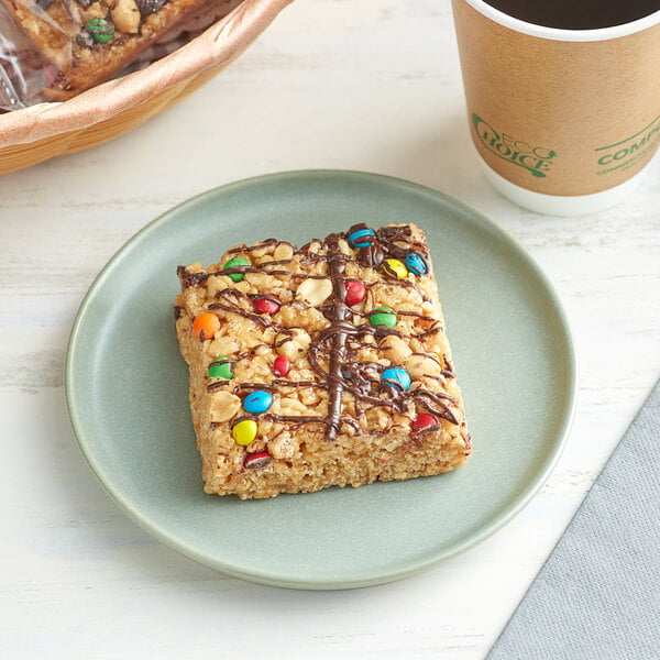 Best Maid Individually Wrapped Monster Crispy Marshmallow Bar with M&M's® 3.4 oz. - 24/Case