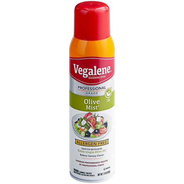 Vegalene 17 oz. Allergen-Free Olive Mist Cooking and Seasoning Spray - 6/Case