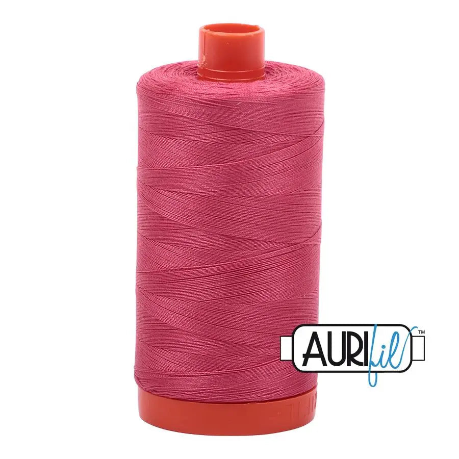 Cotton Thread 50wt Peony Aurifil Large Spool