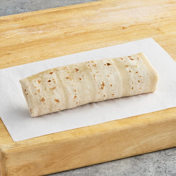 El Monterey Egg, Sausage, Potato, and Cheese Breakfast Burrito 8 oz. - 12/Case