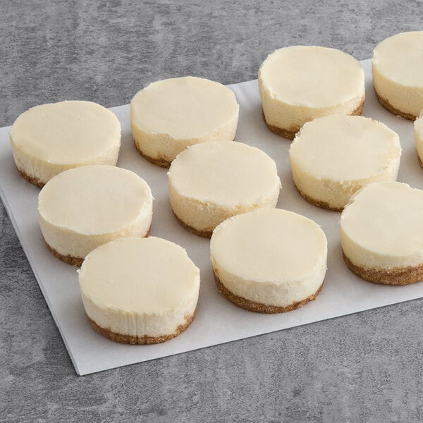 Tennessee Cheesecake Petite Original Cheesecake 2.5 oz. - 96/Case
