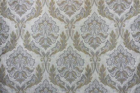 1 Yard Leesburg Upholstery Fabric with Striking Repeat Design