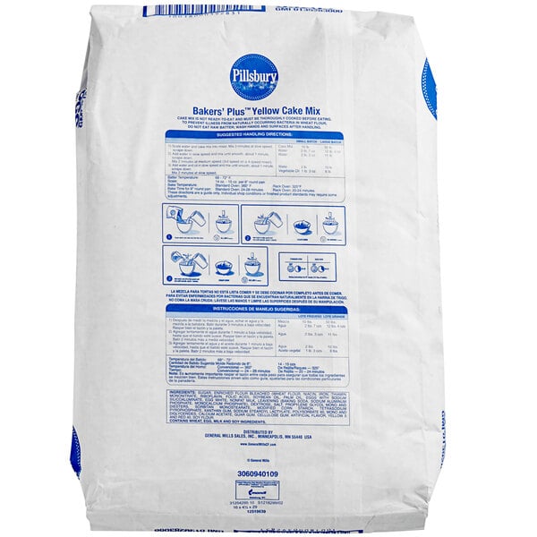 Pillsbury Bakers' Plus Yellow Cake Mix 50 lb.
