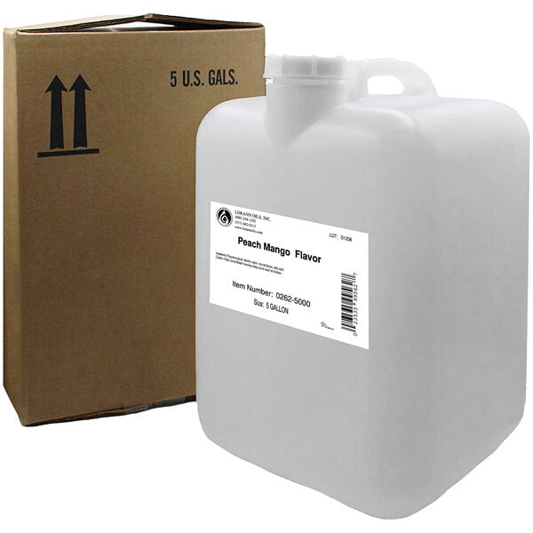 LorAnn Oils All-Natural Peach Mango Super Strength Flavor 5 Gallon Pail
