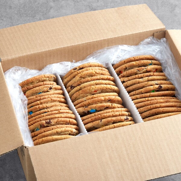 Best Maid Thaw and Serve Chocolate Chip Cookie with M&M's® 2 oz. - 48/Case