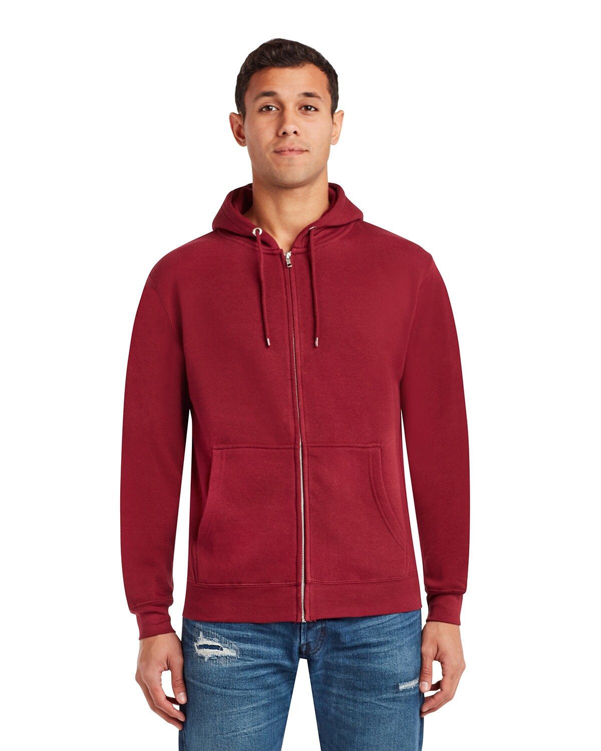Lane Seven® Unisex Premium Full-Zip Hooded Sweatshirt